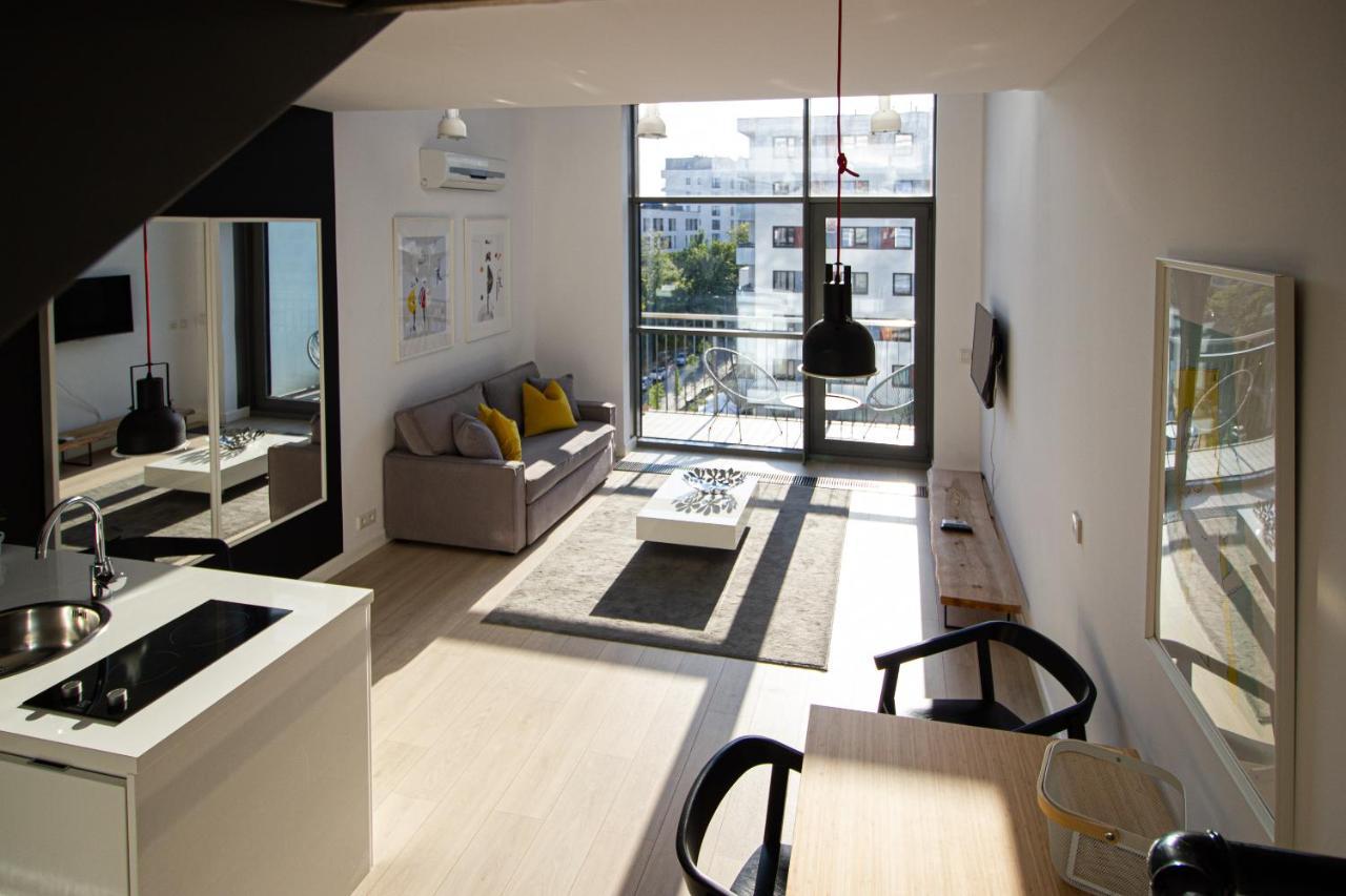 Qbik Loft Modern Apartment Varsovia Exterior foto