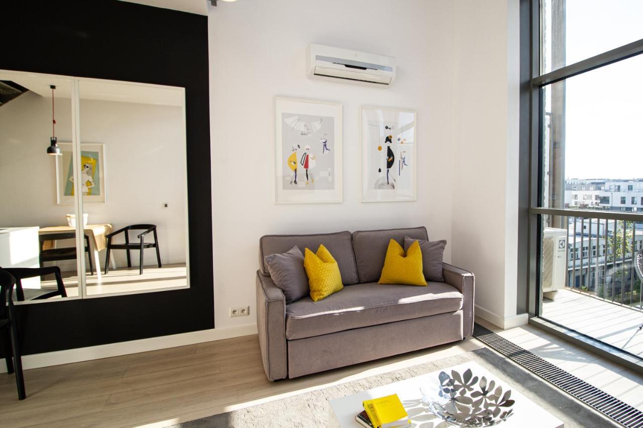 Qbik Loft Modern Apartment Varsovia Exterior foto